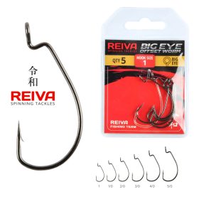 REIVA Offset Worm Big eye 1 5db/cs