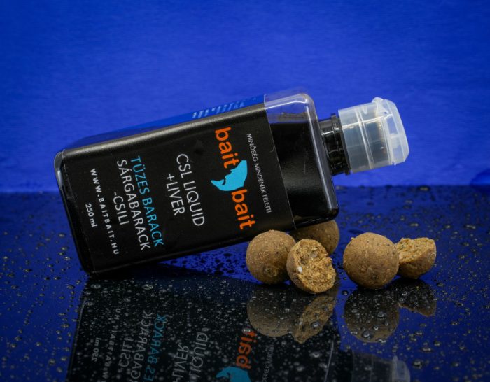 Bait Bait Tüzes Barack - CSL+Liver Locsoló   250 ml baitbait