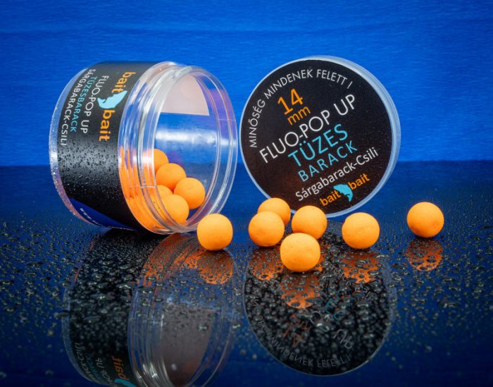 Bait Bait Tüzes Barack - Fluo Pop Up  14 mm 50 g baitbait
