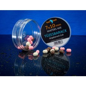   Bait Bait Tüzes Barack - Method Dumbel Wafters Mix (3 szín)  7 x 10 mm   baitbait