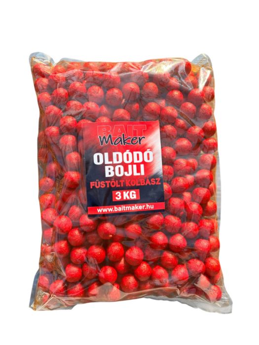 BAIT MAKER Oldódó bojli 24 mm Füstölt Kolbász 3 kg