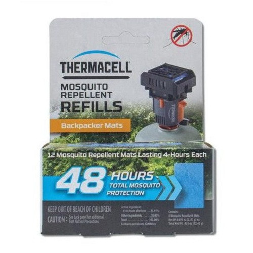Thermacell M-48 Backpacker "világjáró"  Szúnyogriasztó 48 órás utántöltő lapka