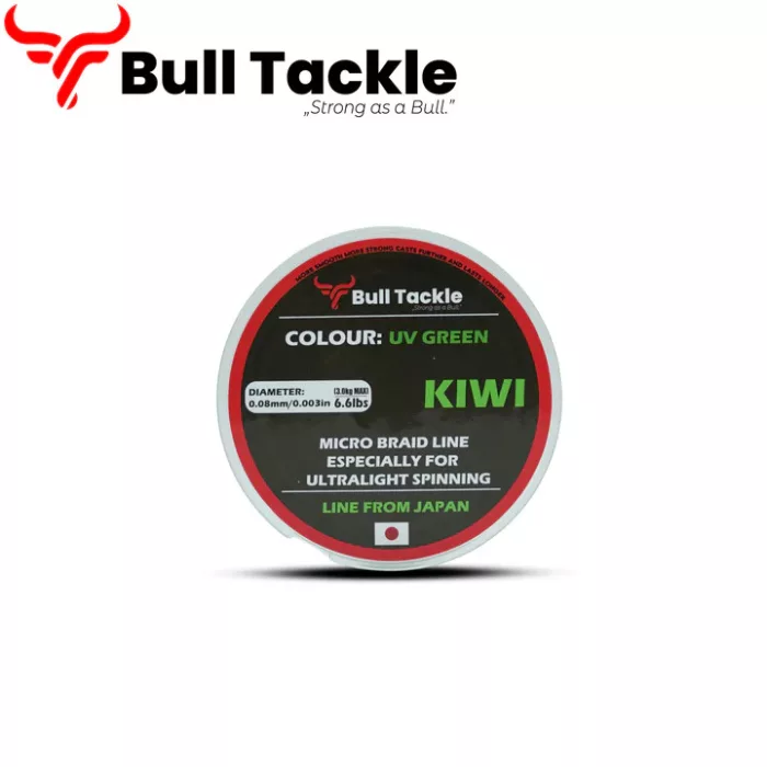 BULL FISHING BULL TACKLE - KIWI PERGETŐ FONOTT ZSINÓR UV ZÖLD 150 M
