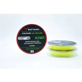   BULL FISHING BULL TACKLE - KIWI PERGETŐ FONOTT ZSINÓR UV SÁRGA 150 M
