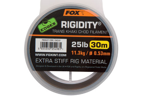 Fox EDGES™ Rigidity® - EDGES™ Rigidity® - Trans Khaki 30lb/0.57mm