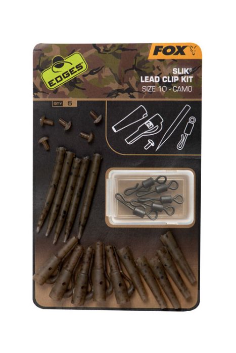 Fox EDGES™ Camo Slik Lead Clip Kit (Size 10) - Size 10 x5