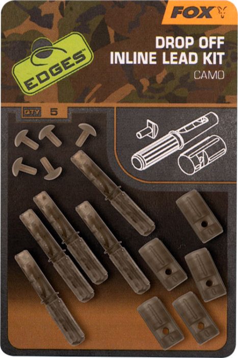 Fox EDGES™ Camo Inline Lead Drop Off Kits - Kit x5