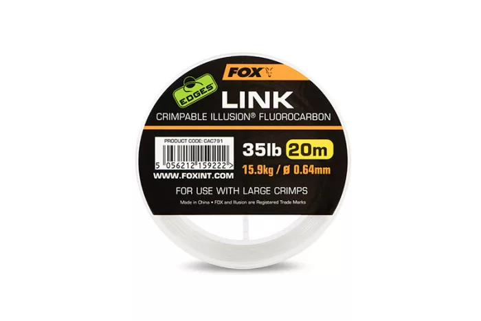 Fox EDGES™ Link Illusion Flurocarbon - 35lb/0.64mm