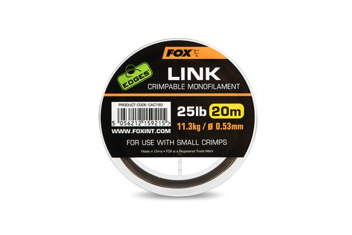 Fox EDGES™ Link Trans Khaki Mono - 35lb/0.64mm