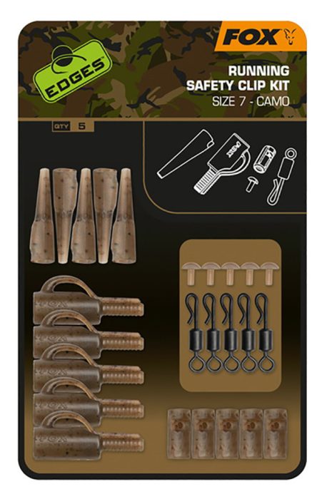 Fox EDGES™ Running Safety Clip Kit - Edges Camo Running Safety Clip Kit