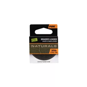   Fox EDGES™ Naturals Braided Leader  - Naturals Braided Leader x20M 30lb/13.6kg