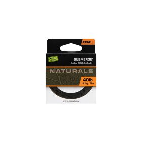   Fox EDGES™ Naturals Submerge Leader - Naturals Submerge Leader x10m 40lb/18.1k