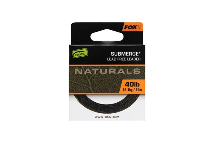 Fox EDGES™ Naturals Submerge Leader - Naturals Submerge Leader x10m 40lb/18.1k