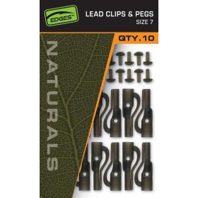   Fox EDGES™ Naturals Lead Clips & Pegs - Size 7 - Naturals Size 7 Lead Clips & pegs