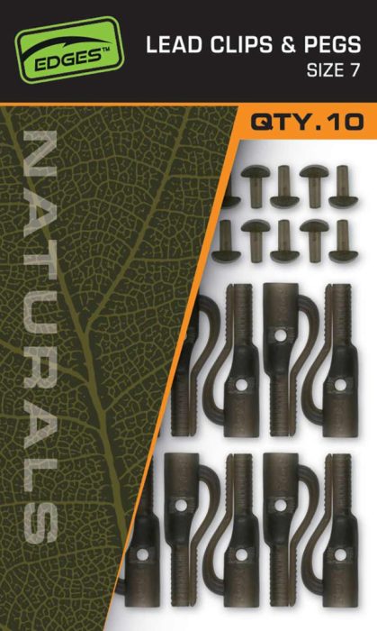 Fox EDGES™ Naturals Lead Clips & Pegs - Size 7 - Naturals Size 7 Lead Clips & pegs