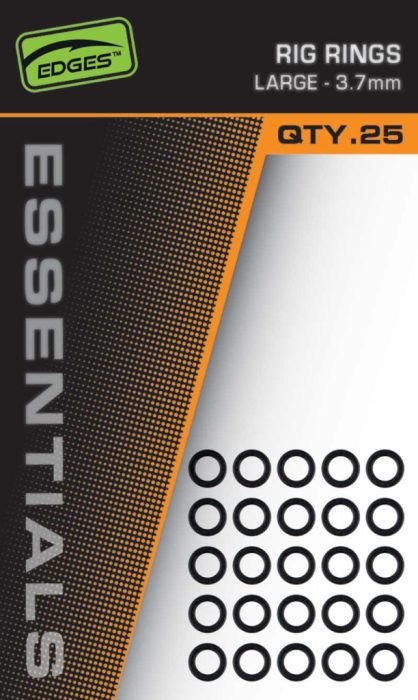 Fox EDGES™ Essentials Rig Rings - Edges Rig Rings 3.7mm Large x 25