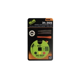   Fox EDGES™ Zig Rigs - 3ft (0.9m) - Edges Zig Rig 8 - 12lb 3ft x 3