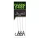 Fox EDGES™ Illusion Fluoro D Rigs - Carp Ready Rigs - Fluoro D-Rig - 6 (x3)