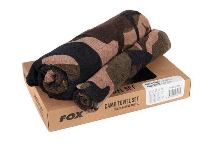 Fox Camo beach / hand towel box set