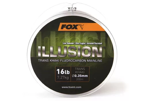 Fox Illusion® Mainline - Illusion® Mainline - Trans Khaki  19lb/0.39mm