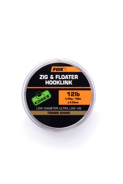 Fox EDGES™ Zig & Floater Hooklink - 12lb - 0.28mm x100m
