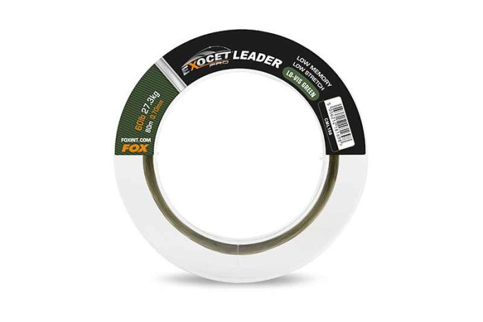 Fox Exocet Pro Leader - Exocet Pro (Low vis green) Leader 60lb (27.3kg) 0.70mm x 80m