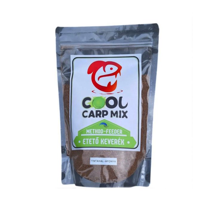 Cool Carp Mix METHOD-FEEDER ETETŐKEVERÉK   Tintahal - Áfonya 800 g COOLCARP