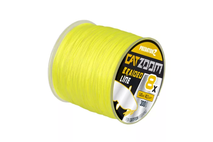 Catzoom 8X fonottzsinór,  0,50 mm, fluo zöld