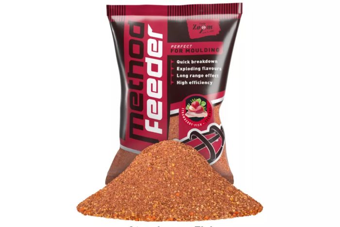 CZ Method Feeder etetőanyag, eper, halas, 1 kg