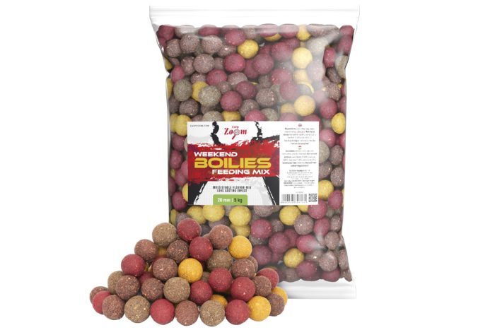 CZ Weekend Boilies Feeding Mix etető bojli, 20 mm, Vegyes íz, 10 kg