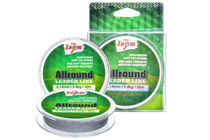 CZ Allround fonott előkezsinór, o 0,14 mm, 20 m, 5,4 kg, szürke