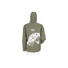 CZ Kapucnis Softshell Kabát, XL, zöld