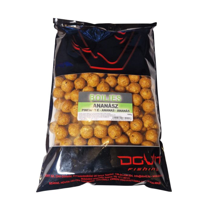 DOVIT FŐZÖTT BOJLI 20MM 1KG - ananász