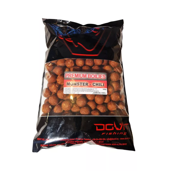 DOVIT PRÉMIUM BOJLI 20MM 1KG - monster - chili
