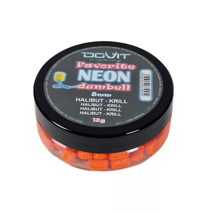 DOVIT FAVORITE NEON WAFTERS 8MM - halibut - krill