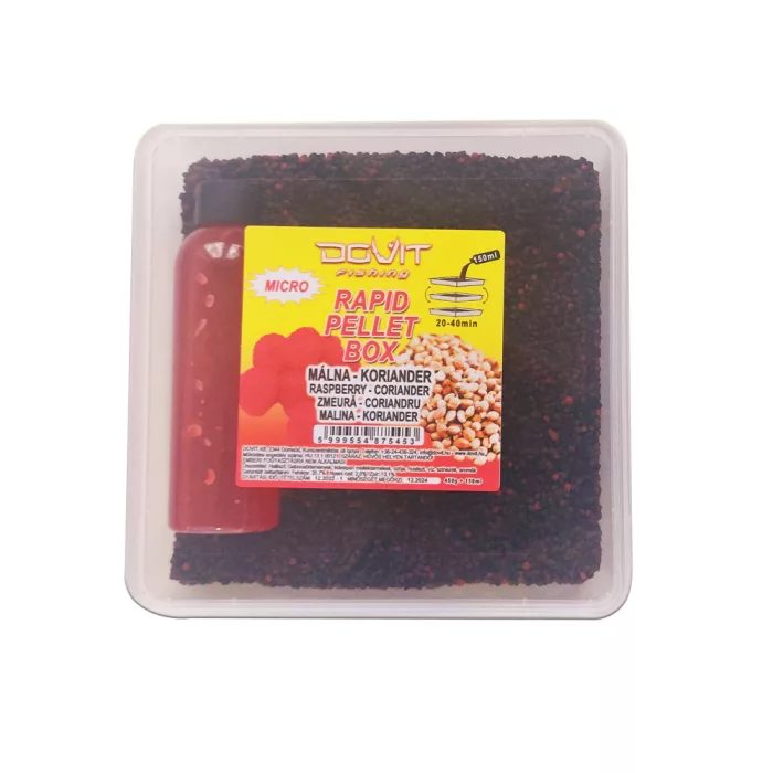 DOVIT RAPID PELLET BOX - koriander - málna