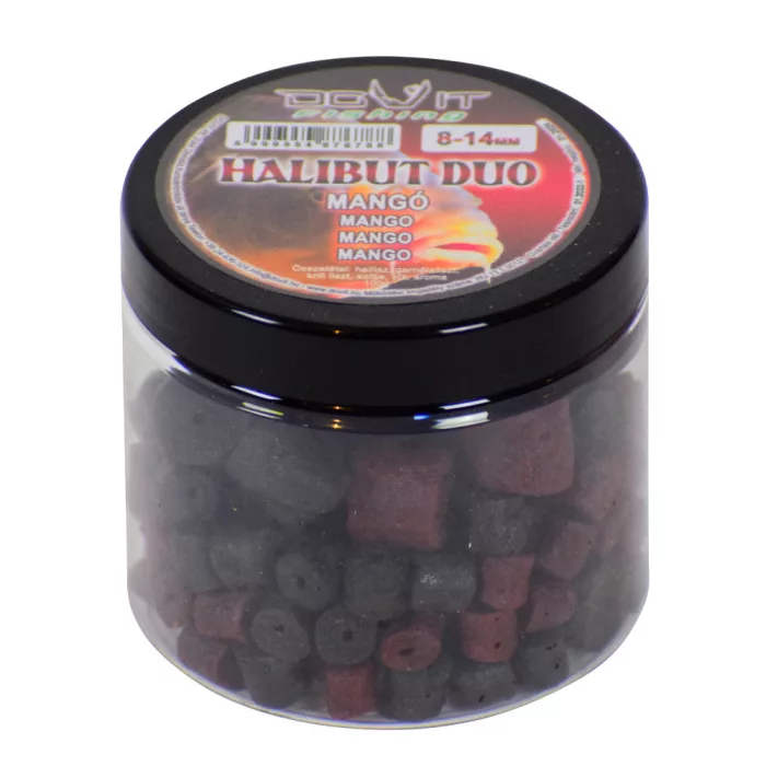 DOVIT HALIBUT DUO (FÚRT PELLET) 8-14MM - mangó