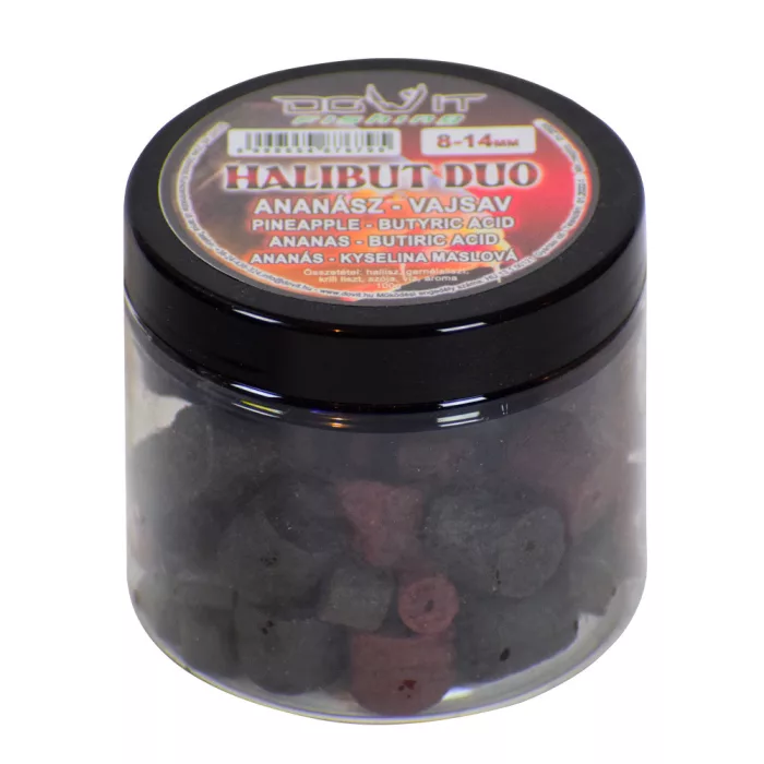 DOVIT HALIBUT DUO (FÚRT PELLET) 8-14MM - ananász - vajsav