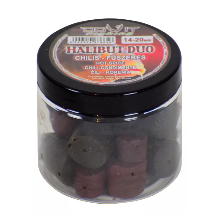 DOVIT HALIBUT DUO (FÚRT PELLET) 14-20MM - chilis - fűszeres