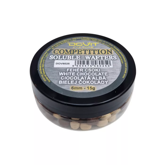 DOVIT COMPETITION SOLUBLE WAFTERS 6MM - fehér csoki