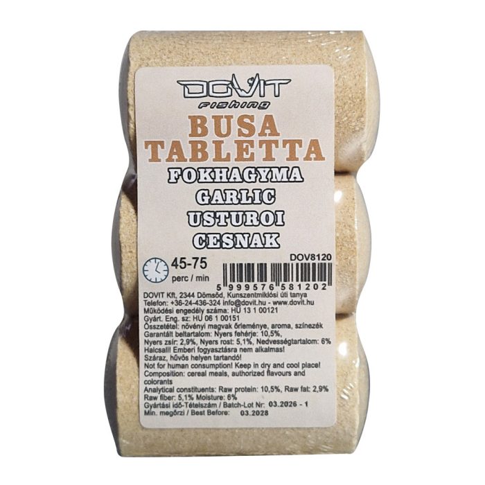 DOVIT Busa Tabletta - Fokhagyma