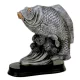 Horgász (nagy hal) műgyanta szobor 28cm