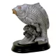 Horgász (nagy hal) műgyanta szobor 23cm