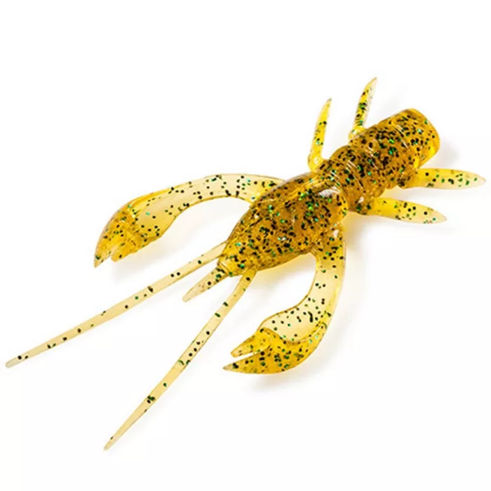 FISHUP_REAL CRAW 2" (7PCS.), #036 - CARAMEL/GREEN & BLACK