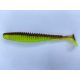 FISHUP_U-SHAD 4" (8PCS.), #203 - GREEN PUMPKIN/FLO CHARTREUSE