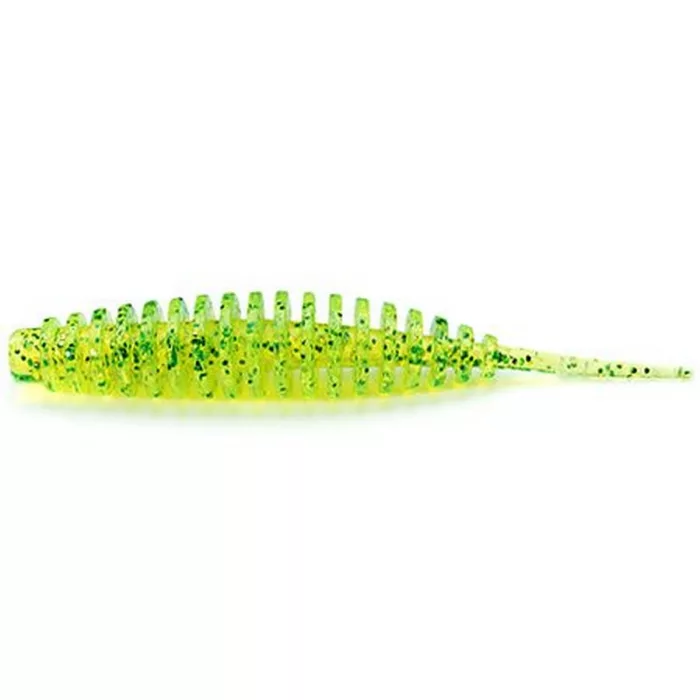 FISHUP_TANTA 3.5" (5PCS.), #026 - FLO CHARTREUSE/GREEN