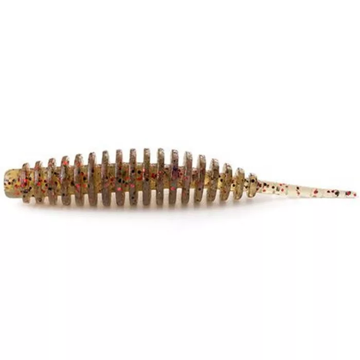 FISHUP_TANTA 3.5" (5PCS.), #045 - GREEN PUMPKIN/RED & BLACK