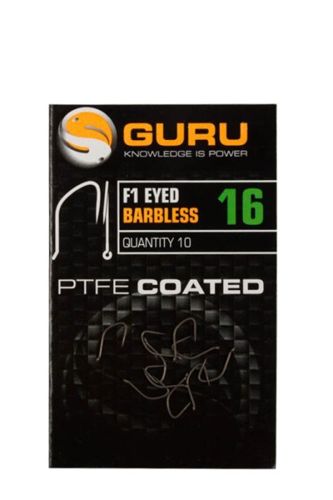 GURU F1 Eyed horog 14 (Barbless/Eyed)