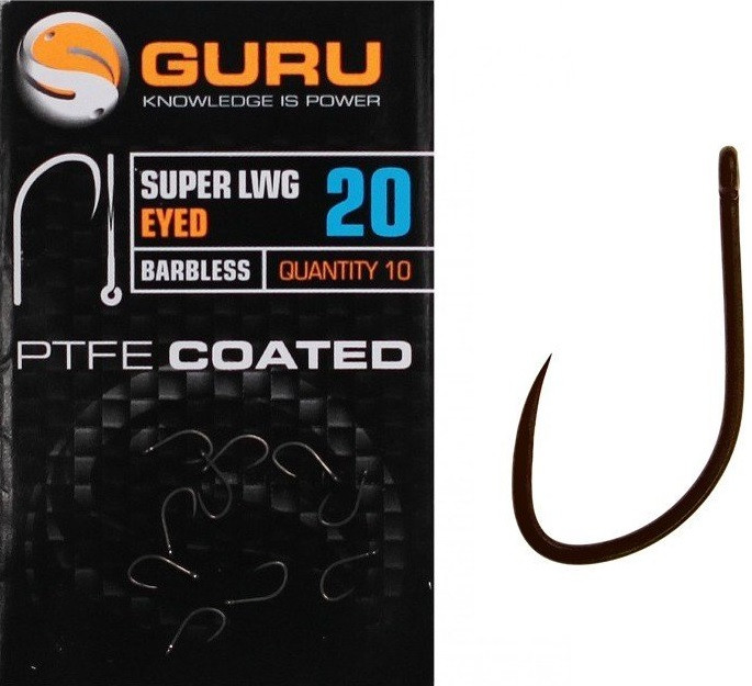 GURU Super LWG horog 16 (Barbless/Eyed)