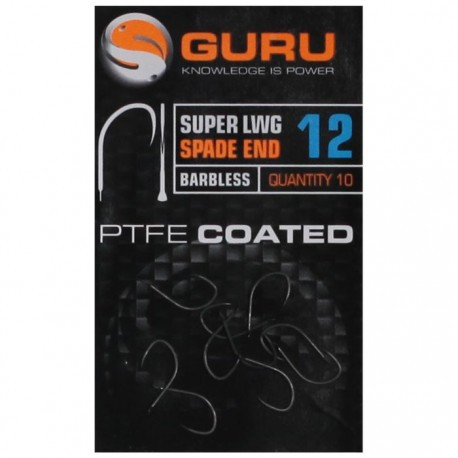 GURU Super LWG horog 12 (Barbless/Spade End)